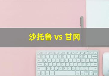 沙托鲁 vs 甘冈